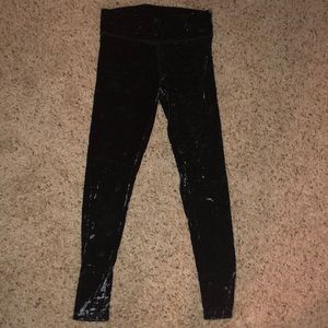 Victoria secret PINK crushed velvet legging
